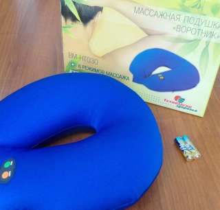 Массажная подушка "Воротник", 6 режимов, ВМ-НТ030