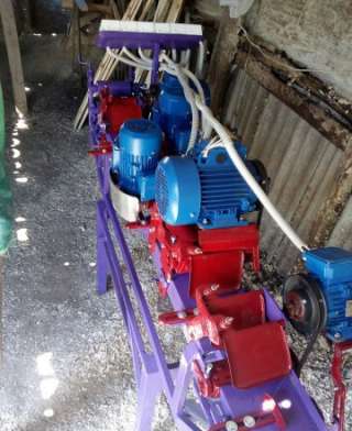 Четырехстороний пятишпиндельный станок