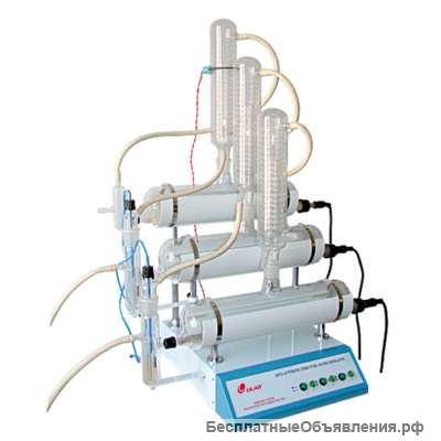 UD-3015 тридистиллятор стеклянный