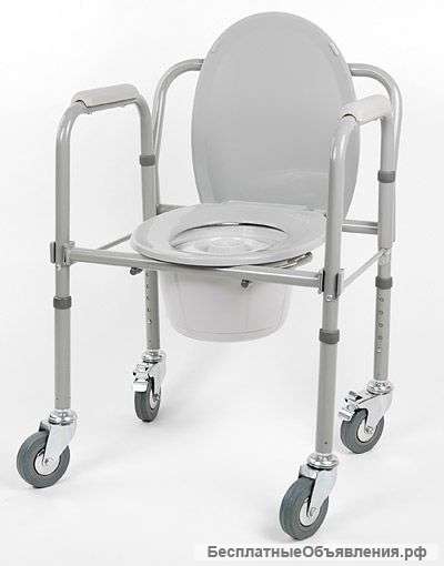 Кресло – туалет 10581 Са (на колесах)
