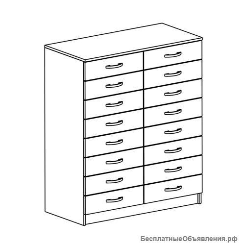 Шкаф картотечный ШКД-4.1