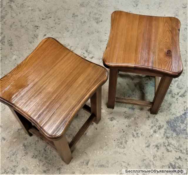 Стулья и табуреты из массива дерева
