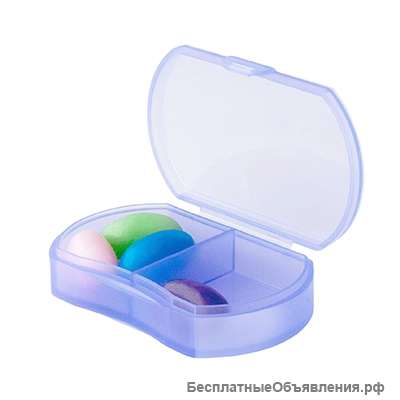 Контейнер для хранения лекарств арт.68054 (2 отсека)