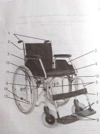 Инвалидная коляска кресло