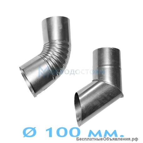 Колено сливное (отмет) диаметр 100 мм