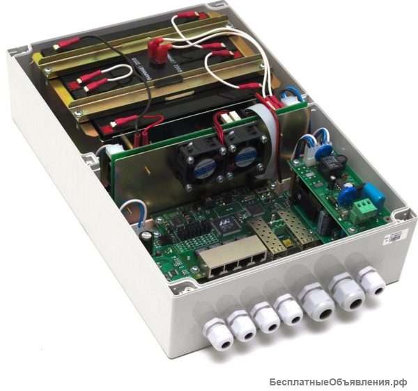 Tfortis PSW-2G 4F UPS Коммутатор с питанием по PoE 4-портовый