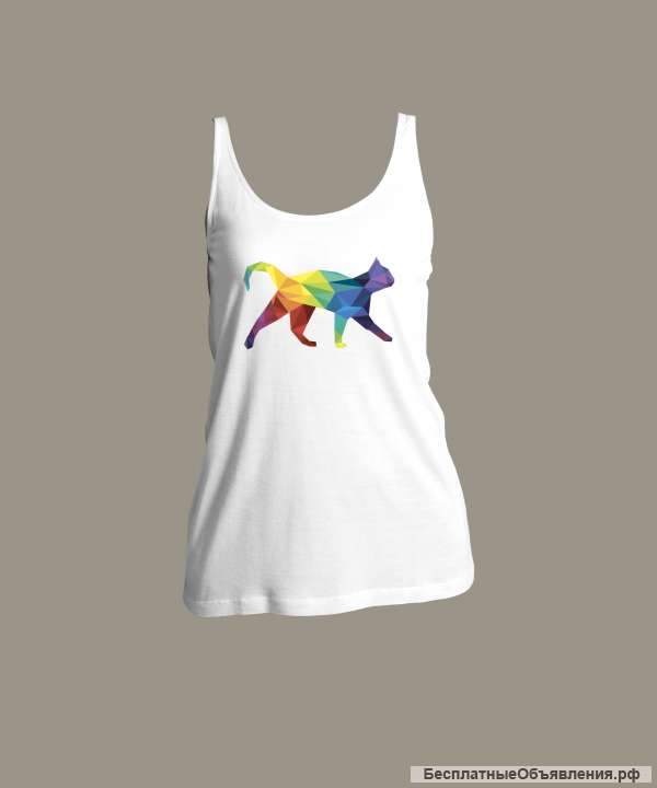 Майка Miobi RainbowCat long