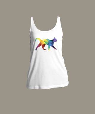 Майка Miobi RainbowCat long