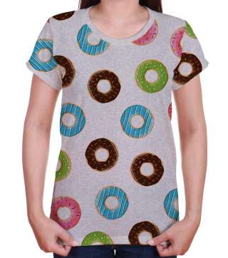 Футболка Miobi GrayDonuts