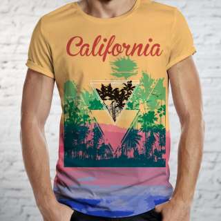 Модная мужская футболка MIOBI California