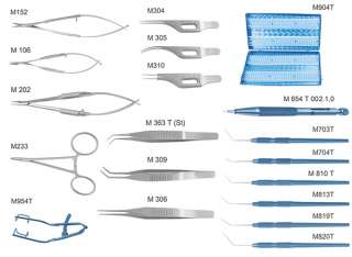Набор для удаления инородных тел из глаза микрохирургический АО-2