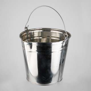 Ведро подойник из нержавейки для дойки и колодца