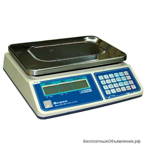 Весы торговые электронные МИДЛ "Витрина 5"