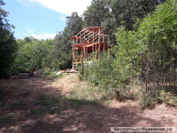 Алушта пгт. Партенит продажа двух ровных участков с видом на море.