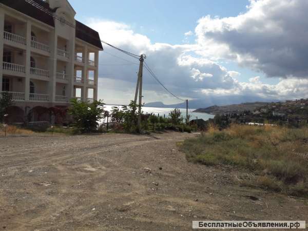 Участка в Алуште пос. Малорече с видом на море.
