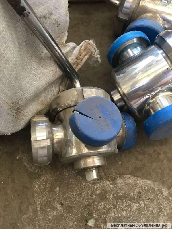 Краны нержавеющие пищевые двухходовые inox