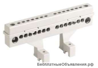 Клеммный блок 2х8 модуля + суппорты, с крепежом (87508) Клеммный блок