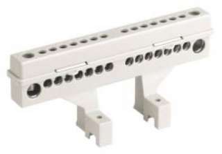 Клеммный блок 2х8 модуля + суппорты, с крепежом (87508) Клеммный блок