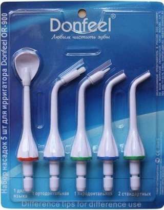 Набор насадок (5шт.) для ирригатора OR-880,900