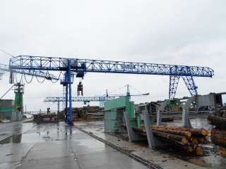 Ж/д тупик, крановое хозяйство, склады