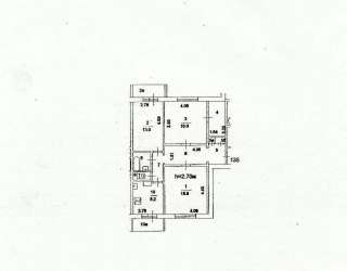 3-х комнатная квартира 87 кв.м в престижном районе Москвы