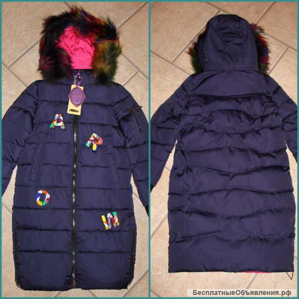 Новое зимнее пальто для девочки lusiming / Fobs
