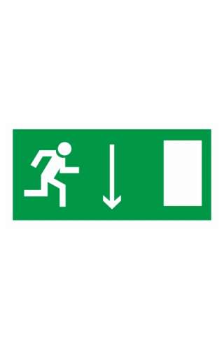 Знак «Указатель двери эвакуационного выхода (правосторонний)»