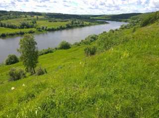 Земельный участок общей площадью 12 га на берегу р.Ока, пансионат