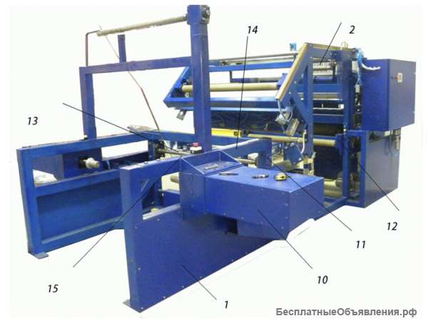 Перемотчик / намотчик рулонов, зарулонивание материалов