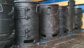 Печь буржуйка Кагановича 1952г склад Красный Якорь