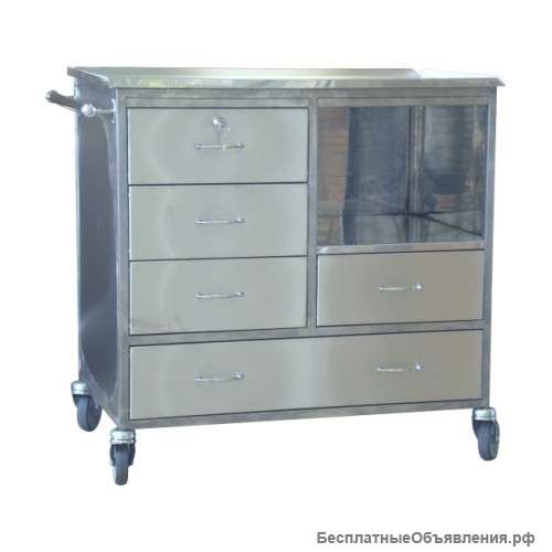 Столик процедурный (СП-02-6Н) СП-02-10Н