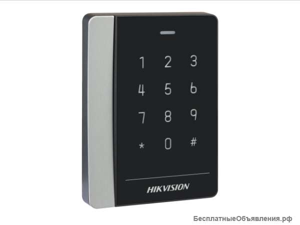 DS-K1102EK Считыватель карт Mifare с сенсорной клавиатурой