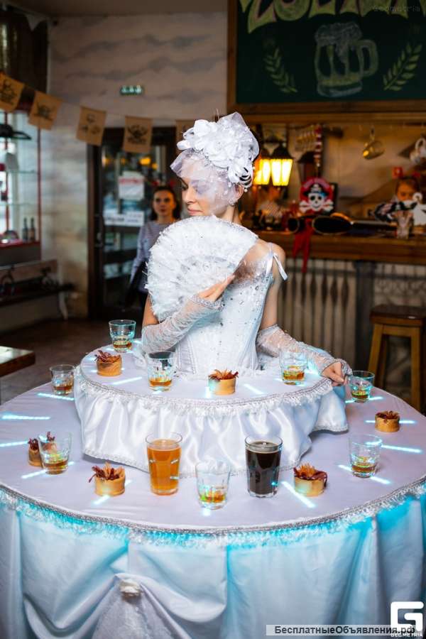 Леди-фуршет живой стол