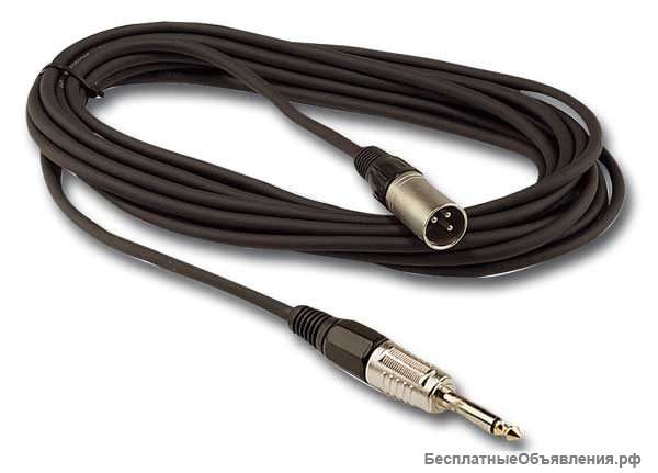 Jack(ш)-XLR (ш)/3 Корд микрофонный, Jack-XLR