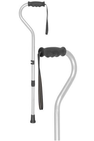 Трость с изогнутой ручкой «лебедь» и ремнем 12/MR.L