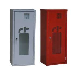 Шкаф для хранения огнетушителя, дверь со стеклом ШП-О-01НСБ/НСК
