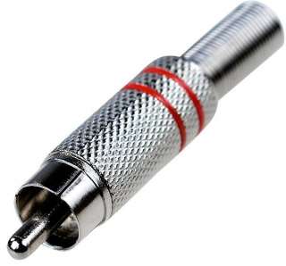 RCA “тюльпан” (штекер) Разъем для межблочного соединения вилка