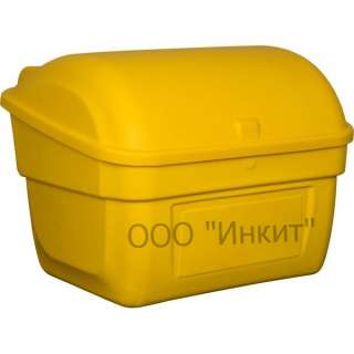 Ящик для песка на 220 литров желтого цвета