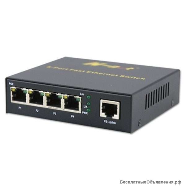 NT-W500-AF4 PoE коммутатор Fast Ethernet на 4 порта