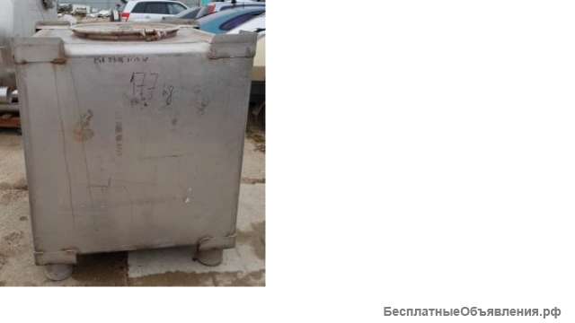 Емкости нержавеющие, объем — 1 куб.м., квадратные