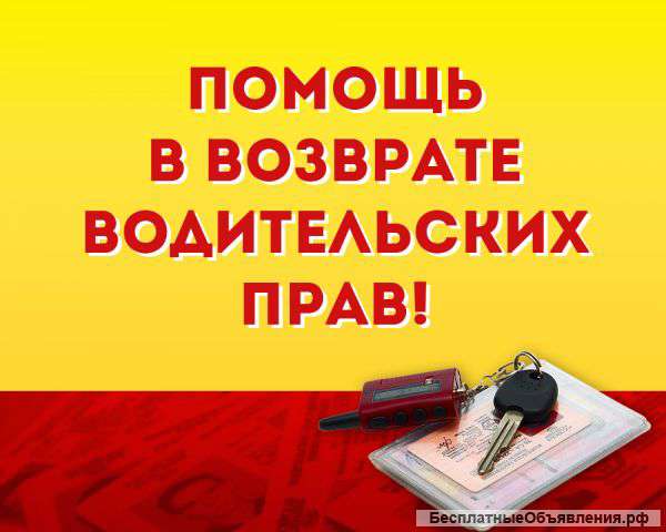 Помощь в возврате водительских прав