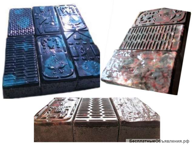 Станок по производству брусчатки с мрамовидной облицовкой