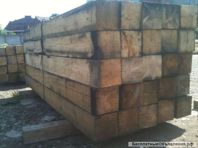 Брус б/у (лиственница сосна) в отличном состоянии