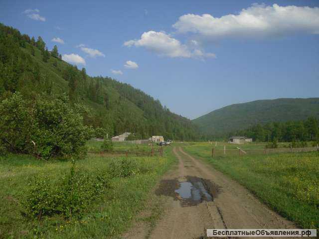 Базу отдыха (заимка, клуб, охотугодия) на р.Мана