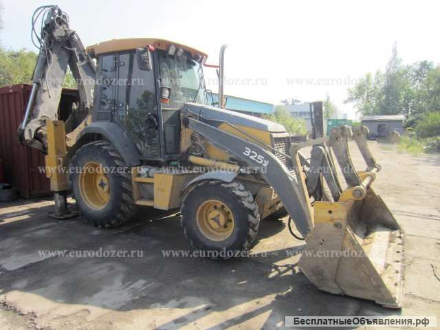 Экскаватор-погрузчик JOHN DEERE 325 J, 2012 года