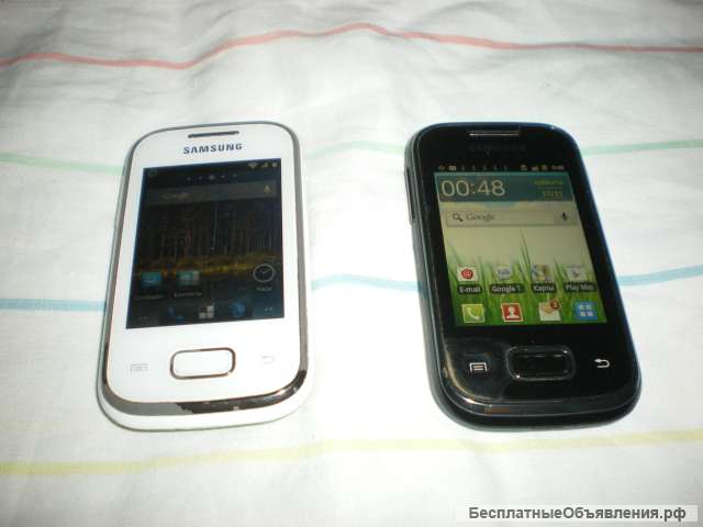 Два смартфона samsung /3 дюйма
