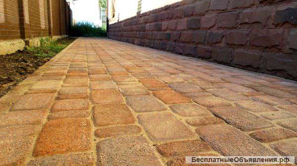 Укладка тротуарной плитки