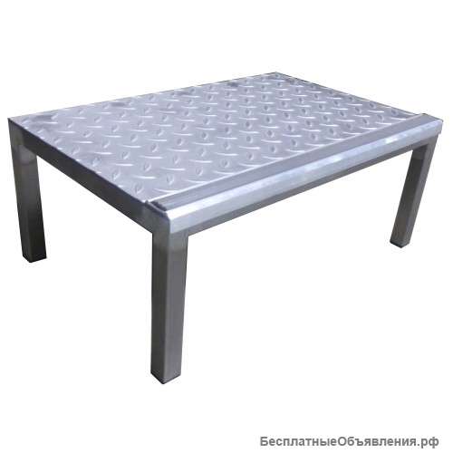 Ступенька из нержавеющей стали 540х350х220 мм