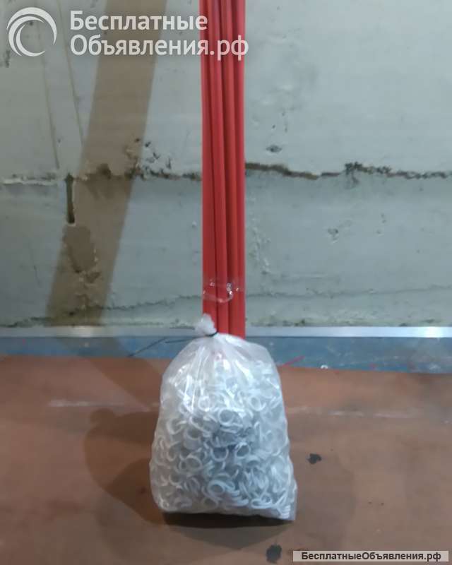 Стойки для горнолыжных трасс высотой - 2,5м, с зажимами (за наличные) 20шт. Доставка по России