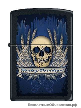 Зажигалка Zippo Harley-Davidson Skull Pocket